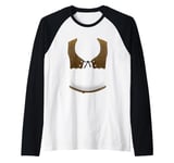 Shrek Halloween Iconic Big Chest Costume Raglan Baseball Tee