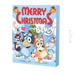 2024 Anime God Jul Adventskalender Leksak Cartoon Söta Adventsfigur Leksaker Jul Nedräkning Jul Barnpresenter（Bluey Dog Blind Box Typ A） Bluey Dog Blind Box Type A