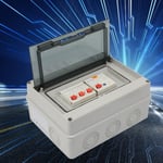 Disjoncteur différentiel 3 voies - SHIPENOPHY - 63A 30mA RCD + 3MCB - 230/400V - Ignifuge et résistant aux chocs