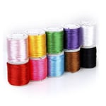 10 st Nylontråd Pärlsträng Nylon Snöre 2mm Sticktråd Smyckestråd