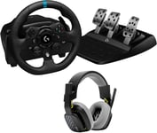 G923 Volant De Course Et Pédales,Retour De Force Trueforce + Astro A10 Casque De Gamer Gen 2 Filaire,Xbox Series X|S,Xbox One,Pc,Noir