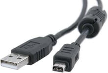 USB Data Sync Charge Charging Cable Cord for Olympus Tough TG-3 Camera