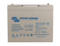 Victron Energy - AGM Super Cycle Batteri 12V/100Ah CCA (SAE) 500, M6-gänga