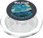 Van Gogh With The Flow Chemise | Nuit étoilée par Van Gogh PopSockets PopGrip pour MagSafe