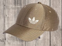 Adidas Originals Adicolor 70s Monogram Cap Baseball Strapback Hat Brown OSFM