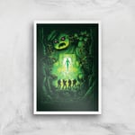 Ghostbusters Dan Mumford Giclee Art Print - A3 - White Frame