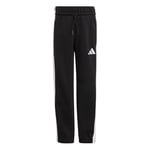 adidas Unisex Kids Essentials 3 Stripes Pants, Black/White, 3-4 Years