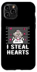 Coque pour iPhone 11 Pro Shih Tzu I Steal Hearts Valentine Dog Funny Valentines Day