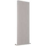 Hudson Reed - Vitality – Radiateur Design Vertical – Gris clair - 178 x 59 cm