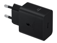 Samsung Ep-T4511 - Strömadapter - 45 Watt - 3 A - Pd 3.0, Sfc 2.0 (24 Pin Usb-C) - På Kabel: Usb-C - Svart