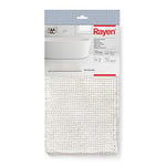 Rayen Tapis de Bain Base antidérapante | Microfibres 100% | Ultra-Doux Miltifunctional | Dimensions Blanc, Plastique, Medida: 80 x 50 cm