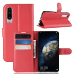 huawei Huawei P30 Pu Wallet Case [Red]