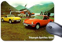 Triumph Spitfire 1500 1980 Car Ad Mouse Mat. Classic Car Mouse pad Brochure