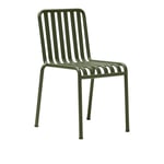 HAY - Palissade Chair - Olive - Ulkona käytettävät ruokailutuolit - designer_ronan_erwan_bouroullec - Vihreä - Metalli