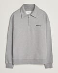 Axel Arigato Remi Half Zip Sweater Grey Melange