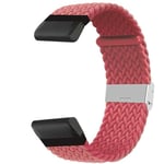 Flätat klockarmband Garmin Approach S62 - Red