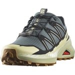 SALOMON Men's Speedcross Peak Hiking Shoe, Black Alfalfa Urban Chic, 7.5 UK