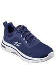 Skechers Go Walk Arch Fit 2.0 Mesh Lace Up Trainers - Navy &amp; Lavender, Navy, Size 8, Women