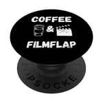 Café Et Film Flap Réalisateur Producteur de films Producteur Vidéo PopSockets PopGrip Interchangeable