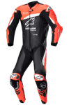 Skinndress Alpinestars GP Plus V4 Svart-Rød-Fluo-Hvit