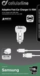 Cellularline Billader Pakke Adapter+USB-A til Micro-USB-kabel 1 m 15 W