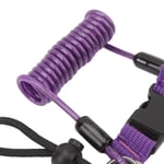 (Purple)Diving Hook Rope Stainless Steel Flexible Anti Lost Diving Camera SLS