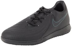 Nike Homme Phantom Gx II Academy IC Soccer Shoe, Black/Black-Deep Jungle, 45.5 EU