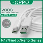 Official OPPO VOOC USB Type-C CHARGING CABLE 4 Amp 65W For OPPO R17/FIND X/ RENO