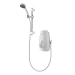 Aqualisa Aquastream Power Shower Thermostatic White 4 Spray 90mm Head 813.40.20