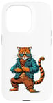 Coque pour iPhone 15 Pro Orange Bengale Chat Voyou Chat Gangster Chat Gangster Life