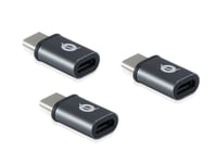 Conceptronic Donn05g, Usb 2.0 Type-C, Usb 2.0 Micro, Svart