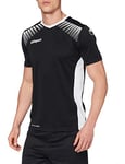 Uhlsport - Goal Maillot MC - Maillot de Gardien Football - Homme - Noir/Blanc - FR : S (Taille Fabricant : 128)