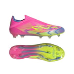 adidas F50 Elite Laceless Fg Mystic Victory - Lucid Pink/lucid Lemon/blue Fusion - Gräs (Fg), storlek 45⅓