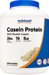 Nutricost Casein Protein Powder 5Lb - Micellar Casein, Non-Gmo, Gluten Free (Unf