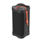 Skullcandy Terrain Wireless Bluetooth Portable Speaker, IPX7 Waterproof, 14 Hour Battery, True Wireless Stereo with Built-In Carry Strap for Travel and Outdoor Use - Black