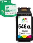 546Xl Cartouches D'Encre Remanufacturées Pour Canon Cartouche 545 546 Pixma Mg2550 Mg2555 Mg2555S Mg2950 Mg3050 Mg2450 Mx495 Ts3350 Ts3150 Ts3151 Ts3355 Ts3352 Tr4550 Tr4551 Ip2850[DYJ070459]