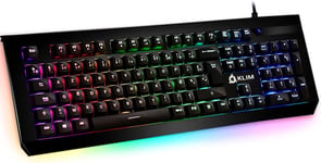 Domination-Clavier Mécanique Azerty Rgb-Blue Switches-Frappe Rapide,Précise,Agréable-Garantie 5 Ans-Gaming Clavier Mecanique Gamers-Pc Ps4Personnalisation Des Couleurs Totales