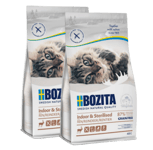 Bozita Katt Indoor & Sterilised Grain Free Reindeer 10 kg x 2