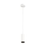 SLV Luminaire suspendu NUMINOS® PD PHASE S - Pour salon, intérieur, salle à manger, LED - 2700 K - 10,42 W - 980 lm - Blanc - Intensité variable à 60°