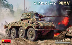 Sd.Kfz.234/2 Puma Tank 1:3 5 Plastique Model Kit Miniart