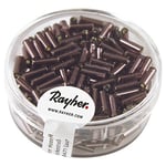 Rayher 1406539 Verre Boîte Stylos, 7/2 mm, avec Reflets Argentés, 15 g, Violet