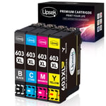 4PCS/SET 603XL Ink Cartridges For Epson WF-2810 WF-2830 WF-2835 WF-2850 WF 2870