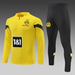 22-23 nya säsongen Dortmund vuxen/barn långärmad tröja kit M