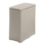 Gedy by Nameeks Ambrogio Laundry Basket Beige 2038 Contemporary Italian Bathroom Accessories Set