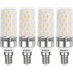 Ampoule Mais led E14 16W Blanc Chaud 3000K, 1450LM, Équivalent Halogène E14 100W, ac 230V, Non-dimmable, Petie Culot Lampe E14 Maïs led pour