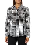 United Colors of Benetton Women's Shirt 5oa95q8u4, Black and White Paintings 72 g, S