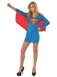 Rubie's Women's Dc Comics Superhero Style Supergirl Costume Dress with Wings, Multicolor Superwomen, Large