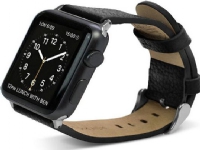 X-Doria Apple Smartwatch läderarmband, svart, 38mm