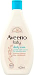 Aveeno Baby Gentle Bath and Wash, White, 400 ml (Pack 400 of 1)