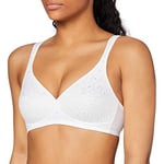 Triumph Womens Elegant Cotton N Bra, White, 38C UK